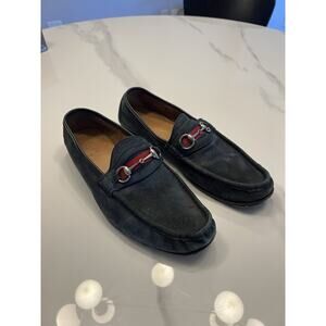 Gucci 1953 Horsebit Loafer - Blue Suede - size 12uk/13us